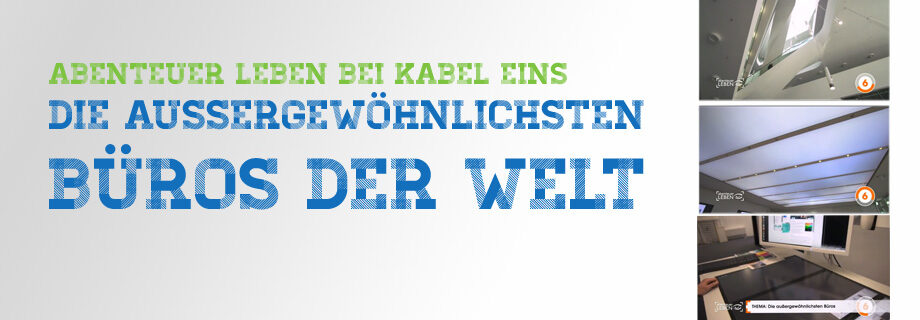 Abenteuer Leben bei kabel eins - Thema: Die außergewöhnlichsten Büros der Welt